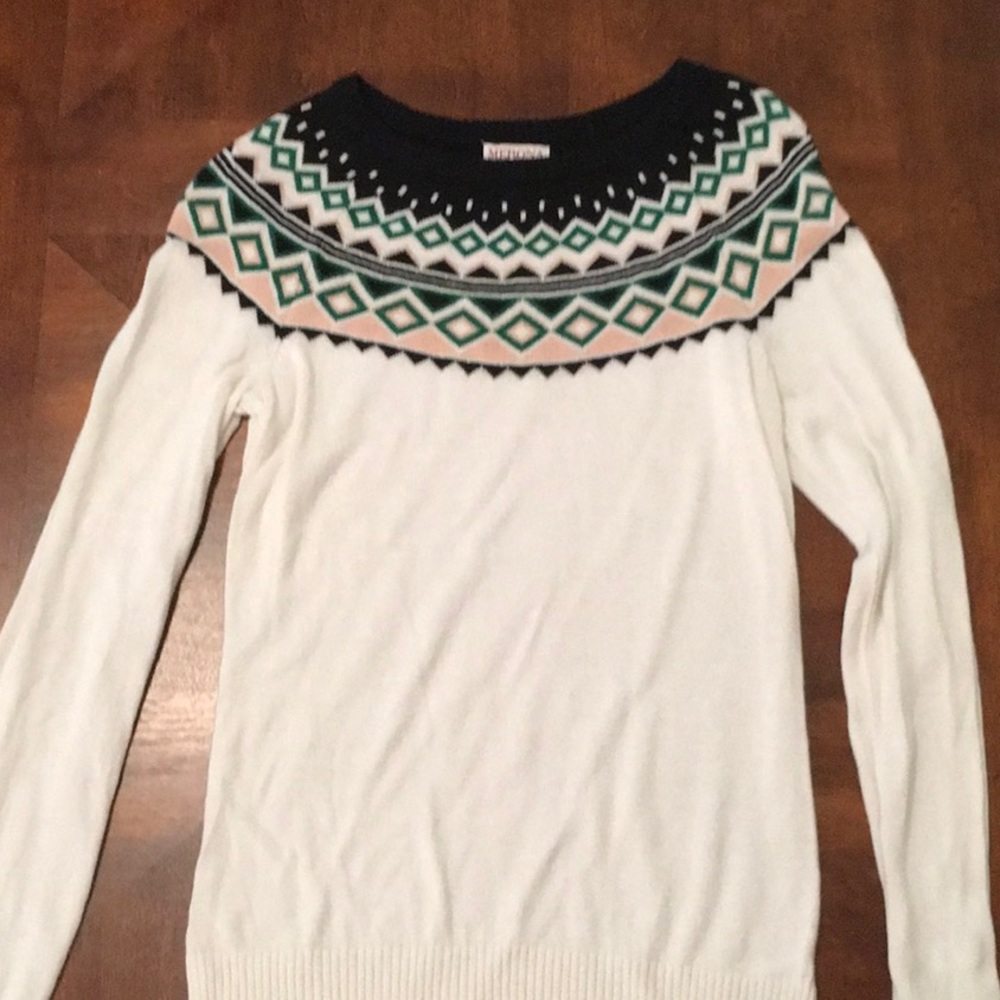 Cream sweater